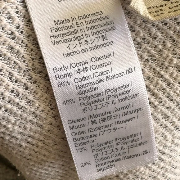 Madewell Quilted-Sleeve Hoodie Sweatshirt - Picture 6 of 6